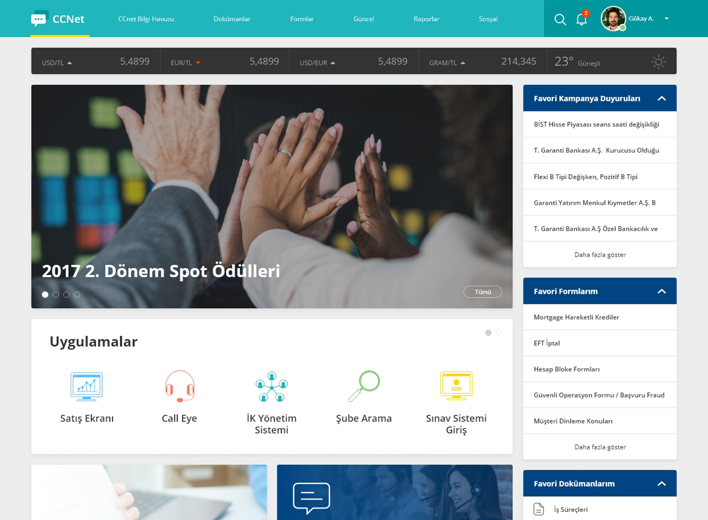Garanti BBVA Intranet